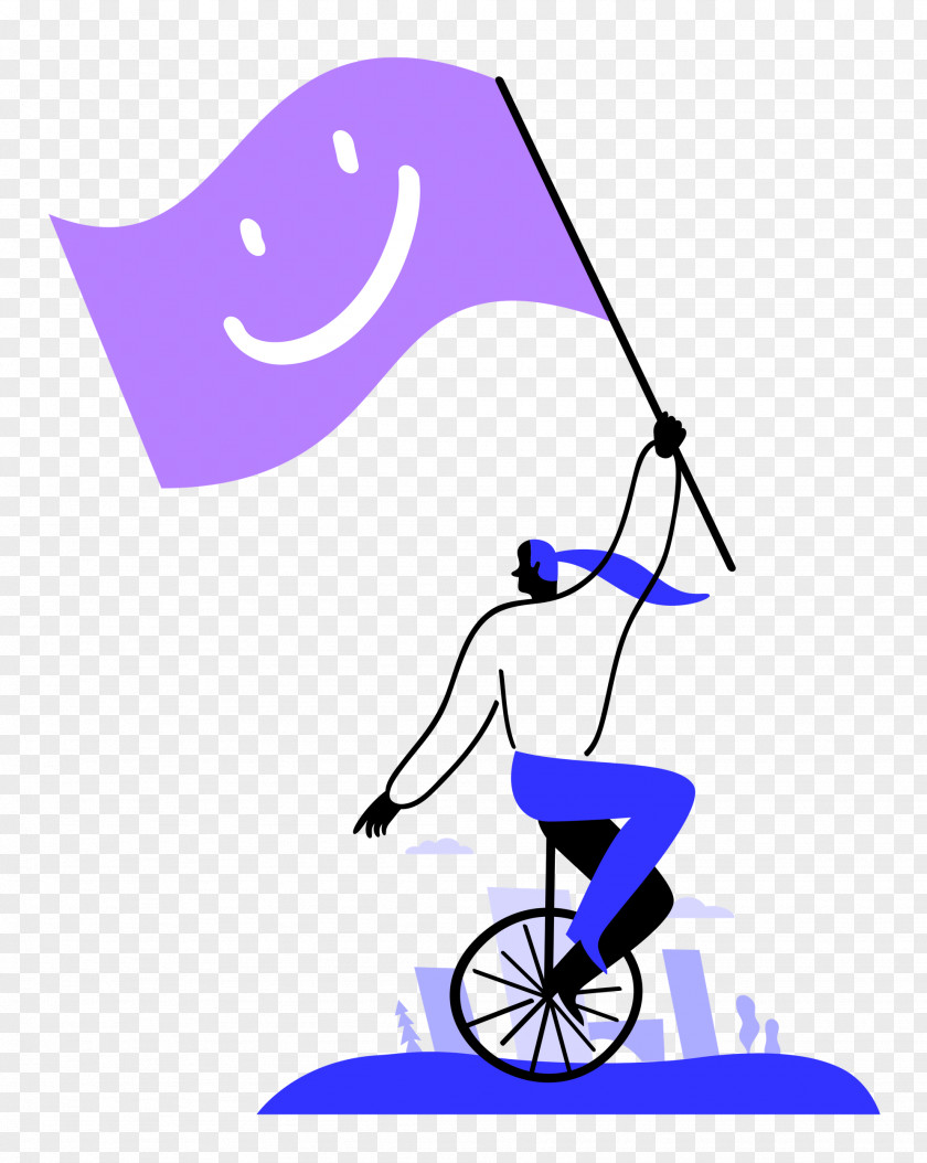 Holding Flag PNG