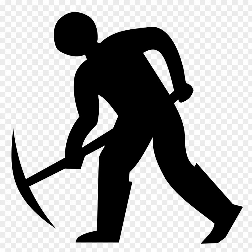 Miners Silhouette Clip Art PNG