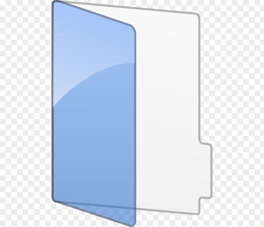 Rectangle Blue Directory PNG