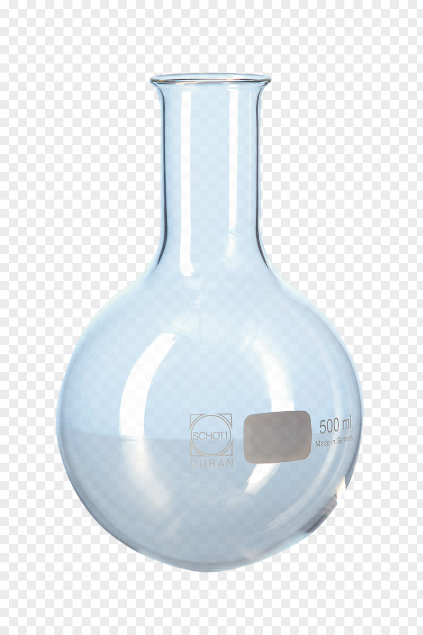 Glass Laboratory Flasks Duran Round-bottom Flask PNG