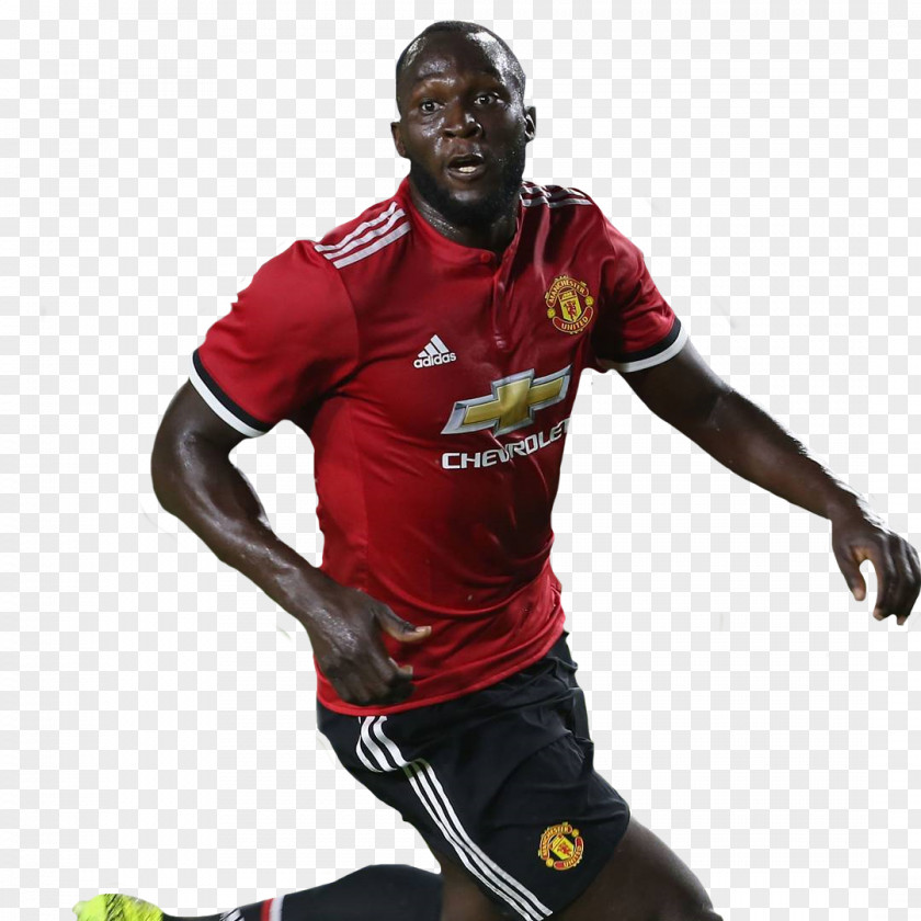 Lukaku Manchester United F.C. 3D Rendering Football Player PNG