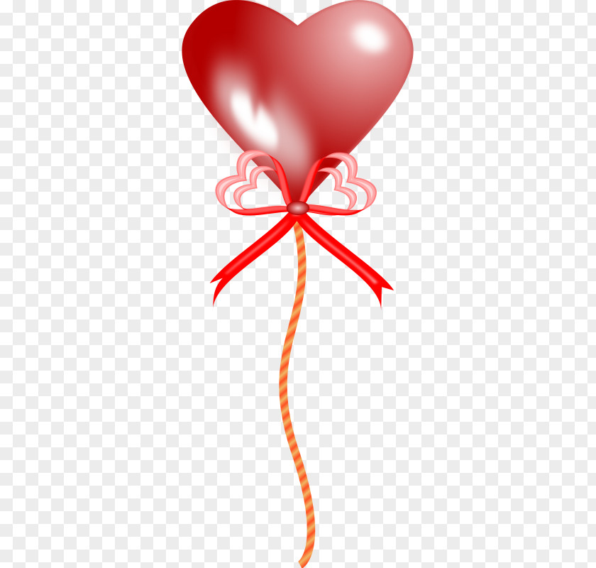 Red Cartoon Balloons Hot Air Balloon Heart Clip Art PNG