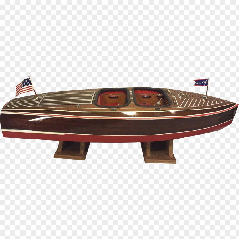 Wooden Boat Runabout Car Chris-Craft Ship PNG