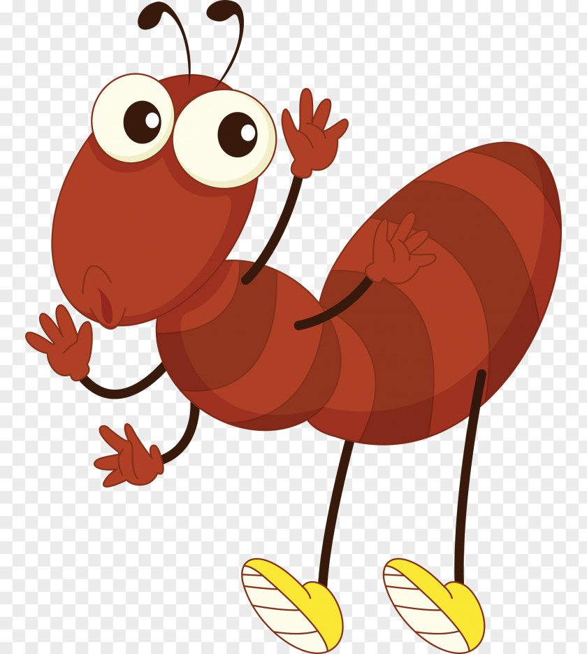 Cartoon Ant Clip Art Vector Graphics Image PNG