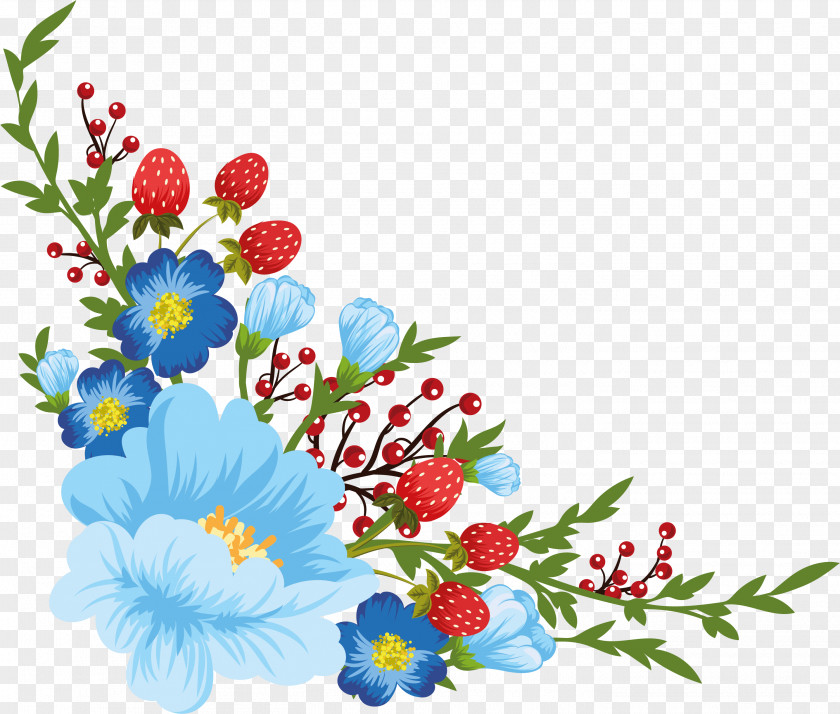 Flower Floral Design Clip Art Borders And Frames PNG