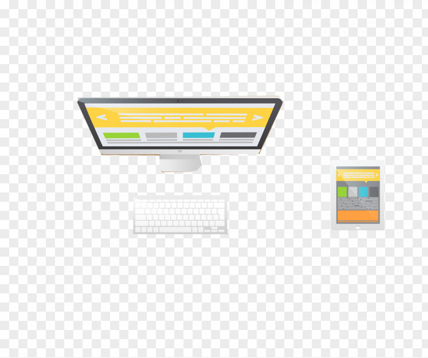 Keyboard Flat Design Web Banner Illustration PNG