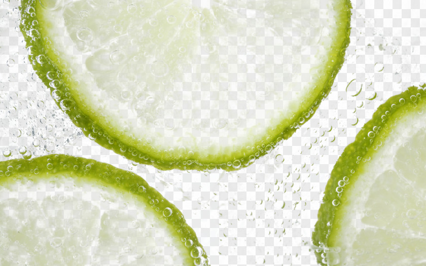 Green Lemon Slices Ice Cream Fizzy Drinks Lemonade Desktop Wallpaper PNG