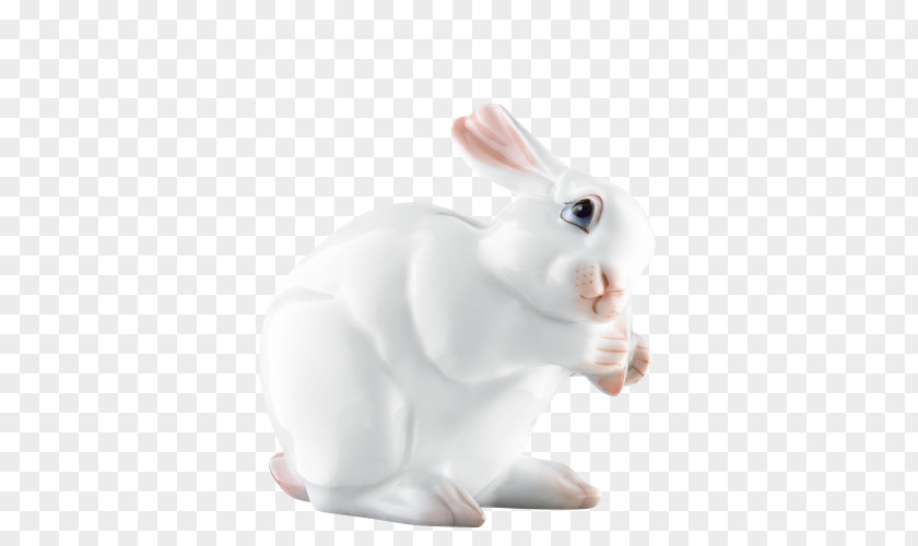 Rabbit Domestic Hare Figurine PNG