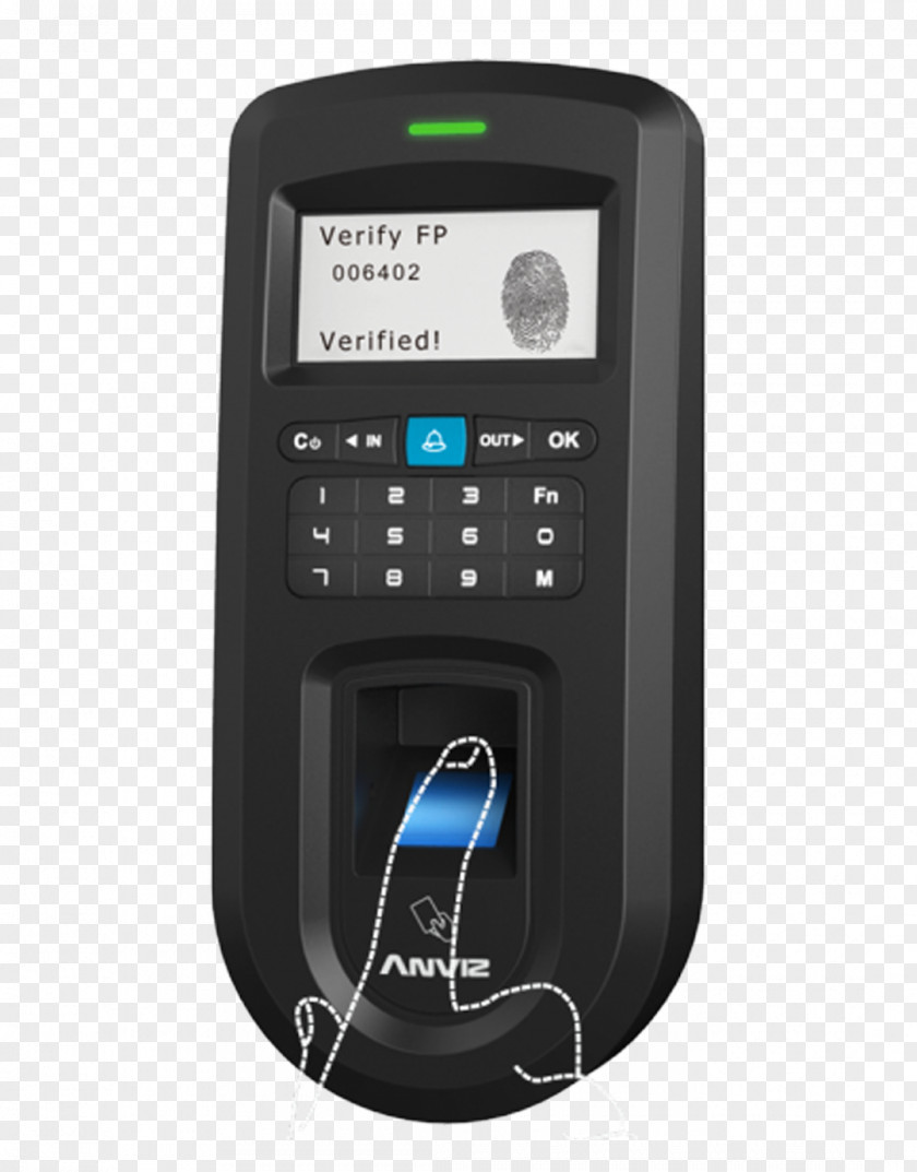 Rfid ANVIZ VF30 Fingerprint Access Control Radio-frequency Identification RFID Biometrics PNG