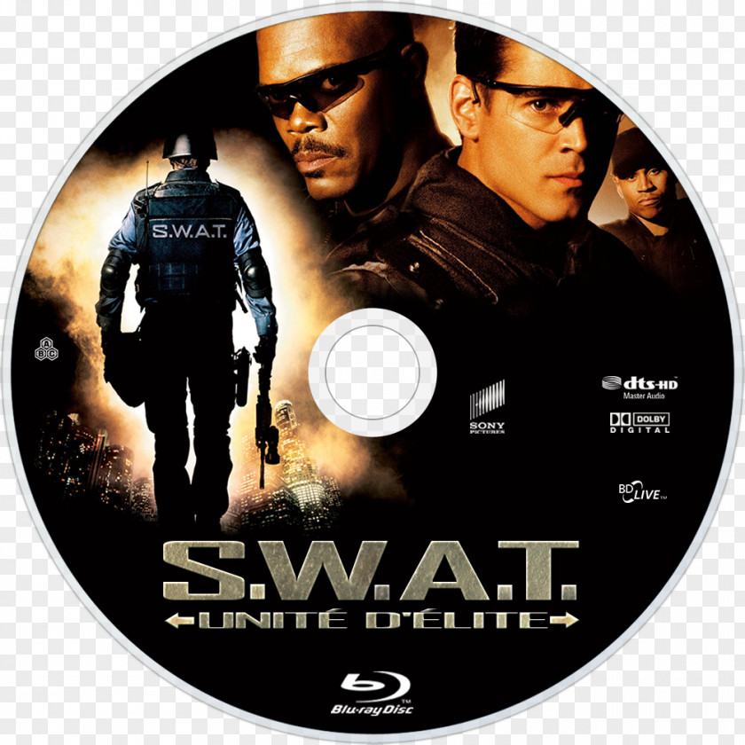 Samuel L Jackson Danny Saber L. S.W.A.T. SWAT Police PNG