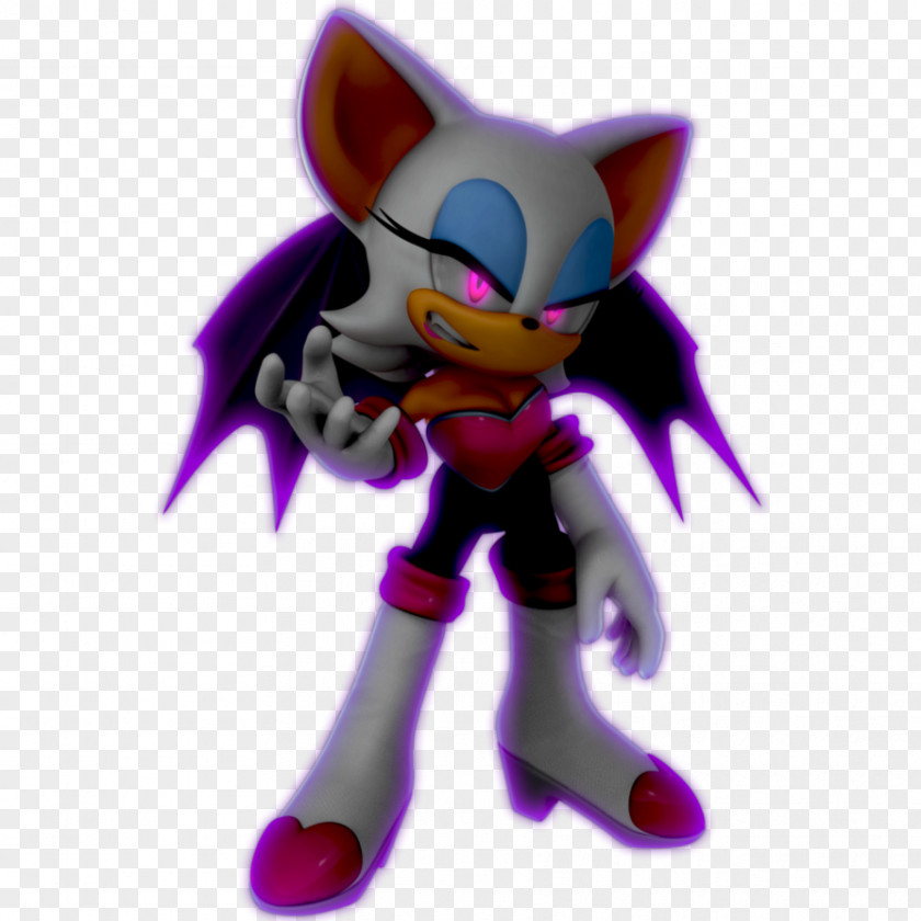 3d Rose Minecraft Sonic The Hedgehog Rouge Bat Knuckles Echidna Shadow PNG