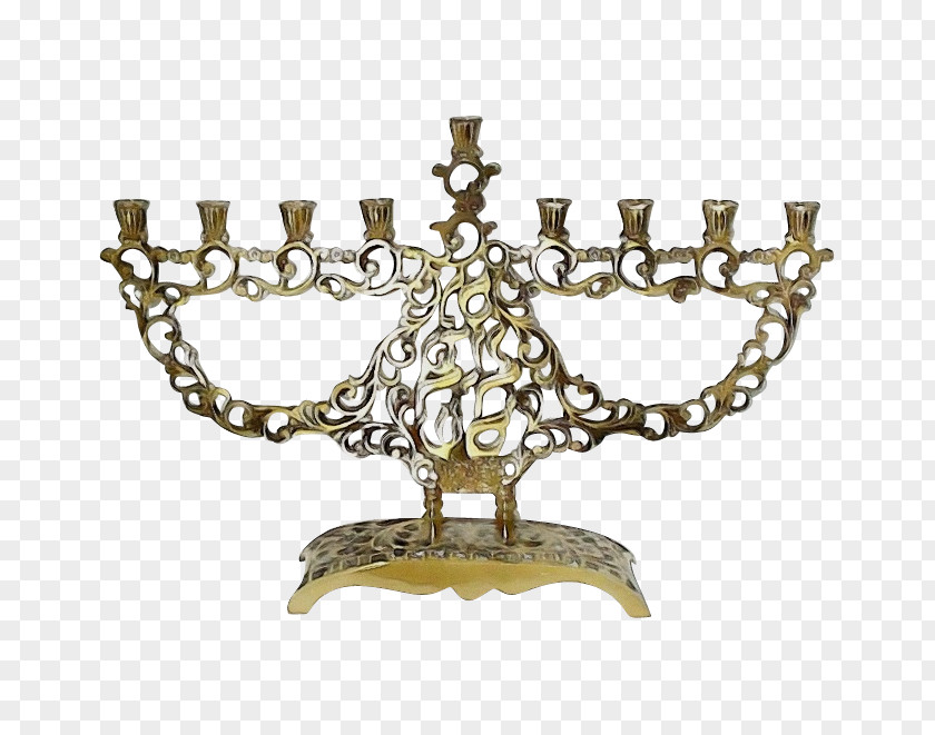Candle Holder Brass 01504 Candlestick PNG