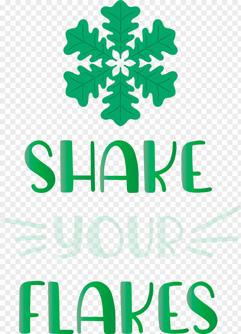 Snow Shake Your Flakes Winter PNG