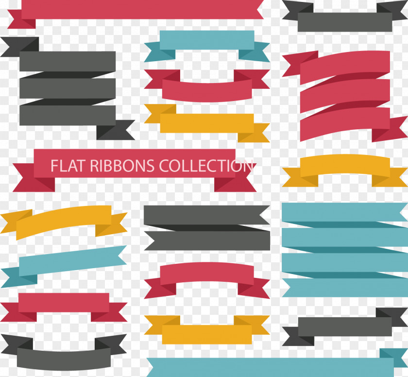 Vector Painted Banners Tag Banner Clip Art PNG