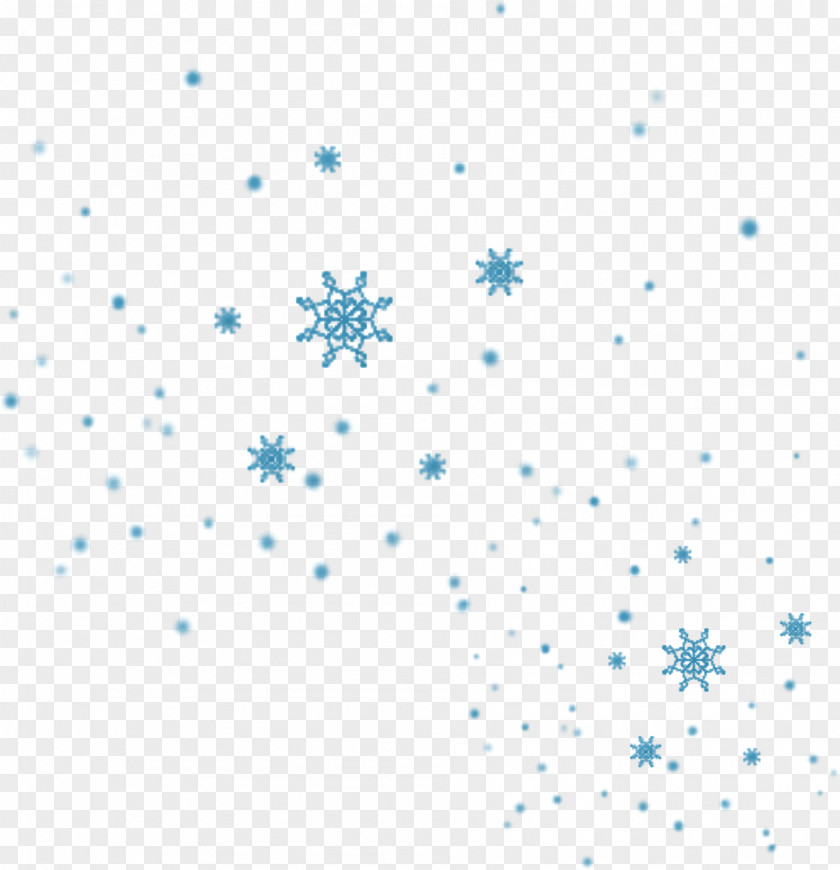 Beautiful Blue Snowflake Christmas Clip Art PNG