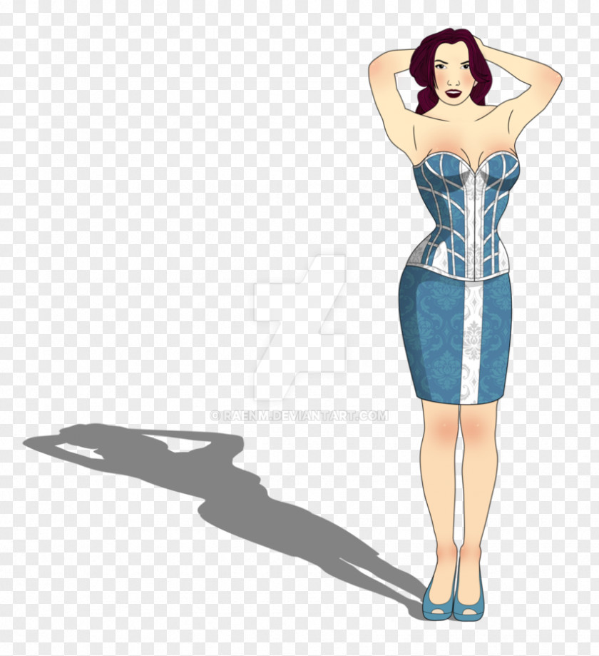 Corset Fashion Illustration Design Costume PNG