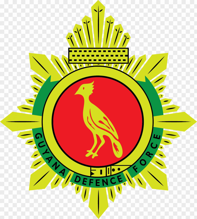 Crest Military Guyana Defence Force Coat Of Arms Symbol Angkatan Bersenjata PNG