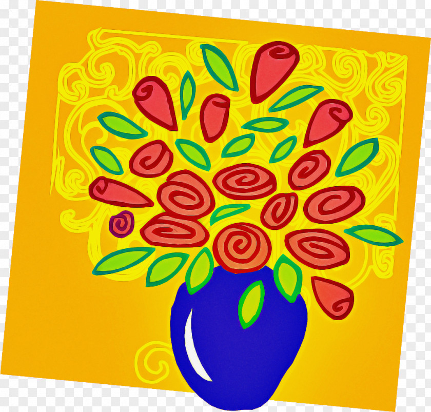 Flower Floral Vase PNG