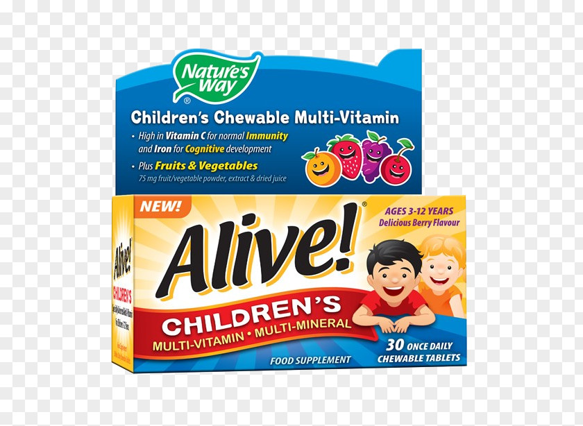 Nature Kids Dietary Supplement Multivitamin B Vitamins Tablet PNG