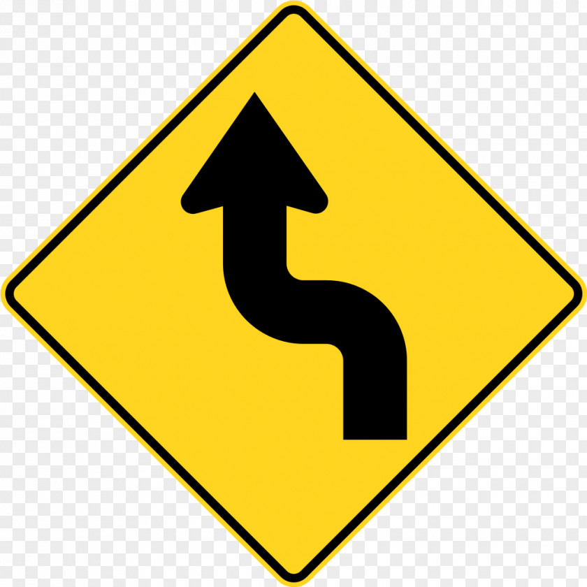 Quiacutemica Banner Reverse Curve Traffic Sign Warning Manual On Uniform Control Devices PNG