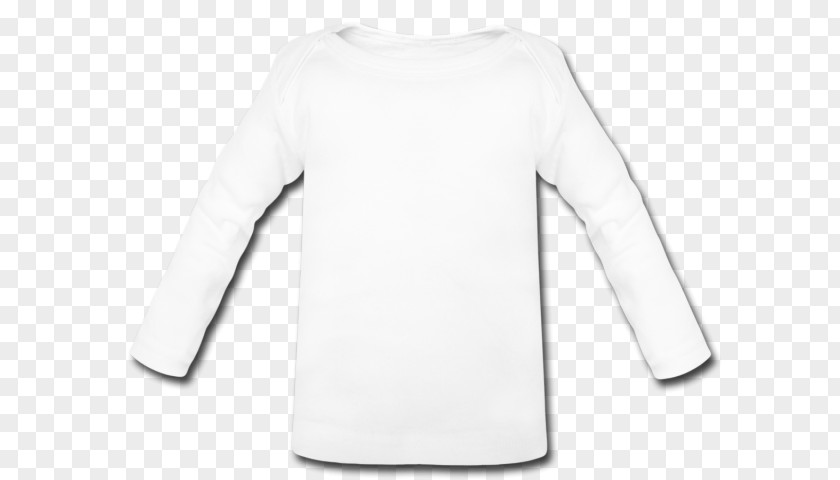 White Shirt Crew Neck Long-sleeved T-shirt Baby & Toddler One-Pieces PNG