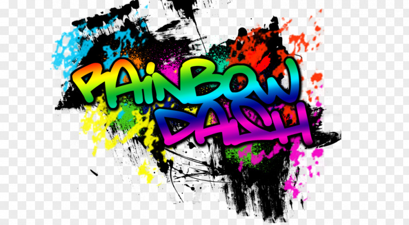 Grafiti Rainbow Dash Rarity Pinkie Pie Art Graffiti PNG