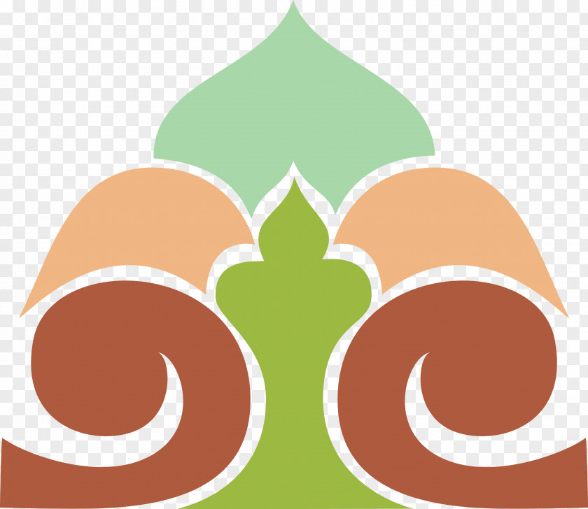 Indian Pattern Rotational Symmetry Leaf Symbol PNG