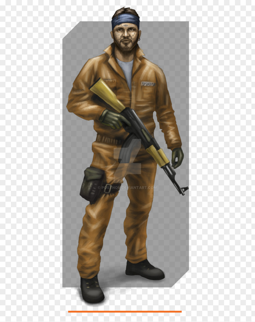 Soldier Mercenary Figurine PNG