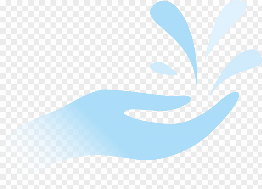 Water Drops Blue Logo Brand Font PNG