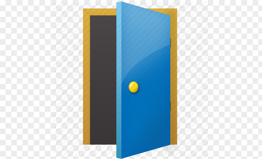 Blue Door Window Icon PNG