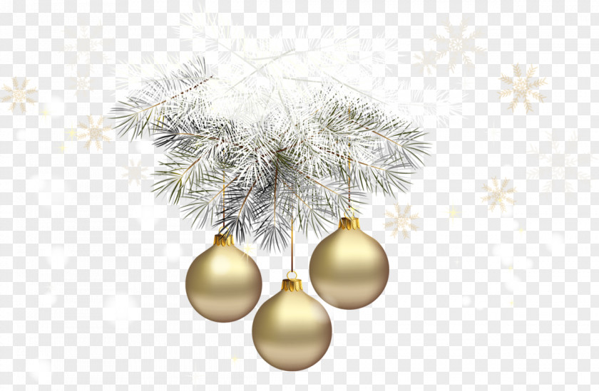 Gold Transparent Christmas Balls With Silver Pine Clipart Ornament Decoration Tree Clip Art PNG