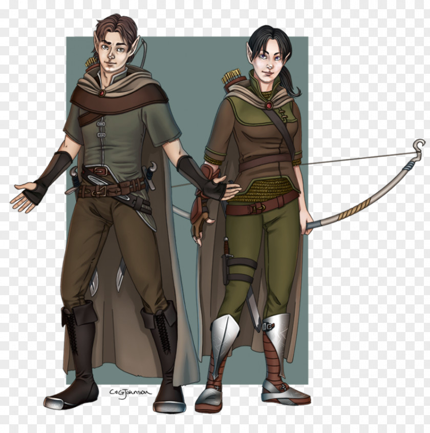 Halfling Rogue Costume Design Character PNG