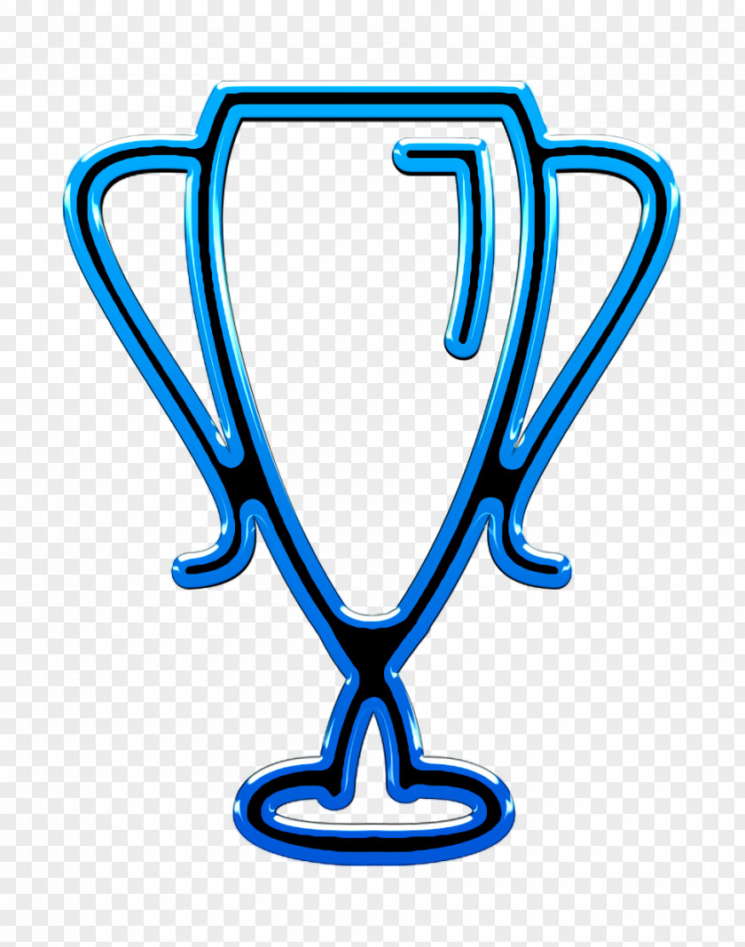 Hand Drawn Icon Trophy Sportive Cup Prize PNG