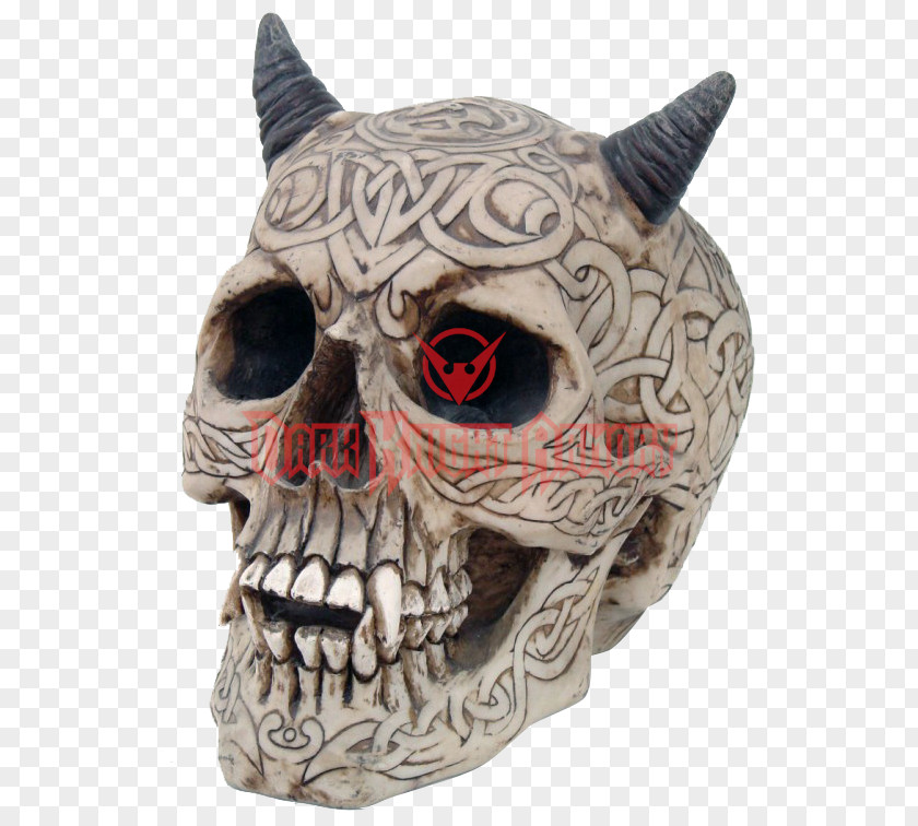 Skull Devil Human Horn Bone Skeleton PNG