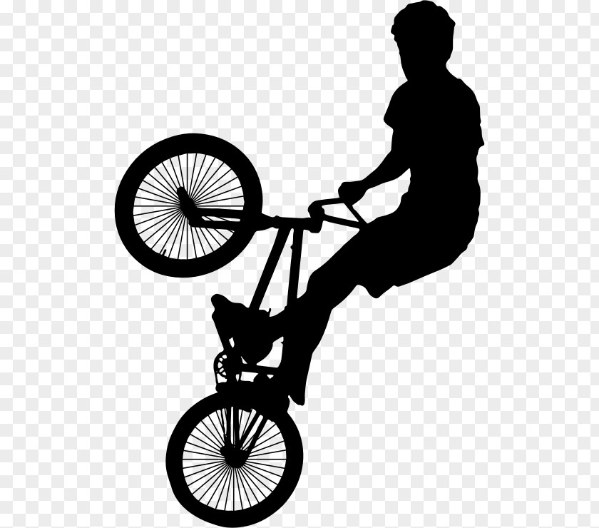 Bmx BMX Bike Silhouette Bicycle Clip Art PNG