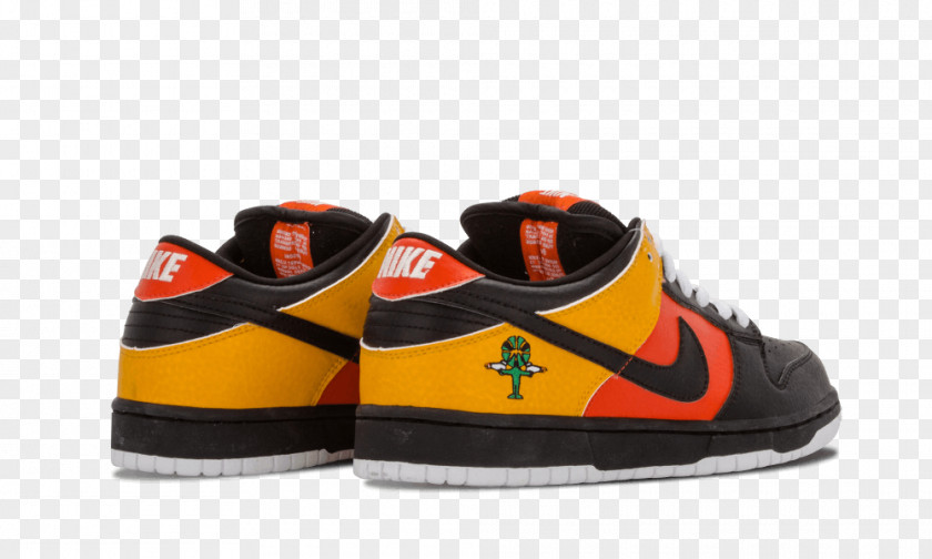 Orange KD Shoes Low Top Sports Skate Shoe Nike Skateboarding PNG