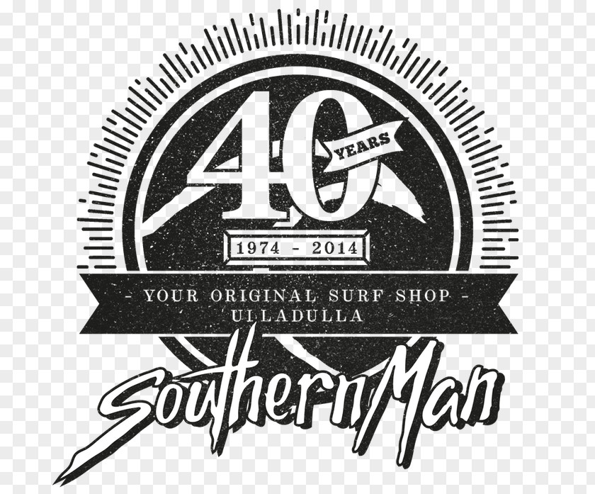 Design Logo Southern Man Surf Shop Surfing Brand PNG