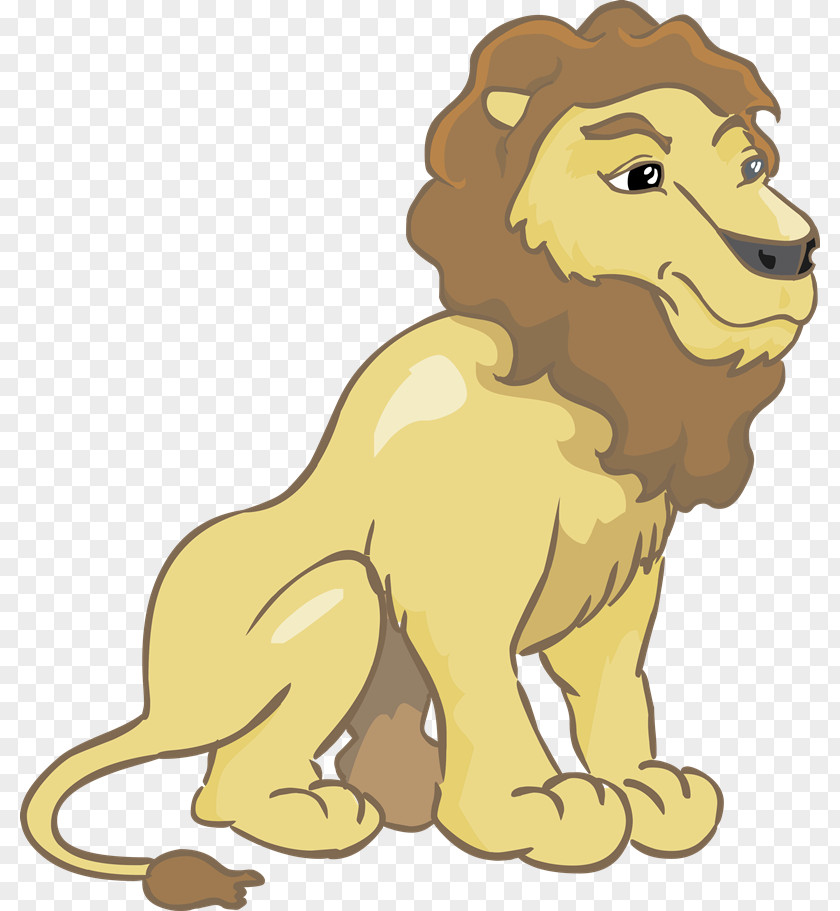 Fall Lion Cliparts Animal Animation Clip Art PNG