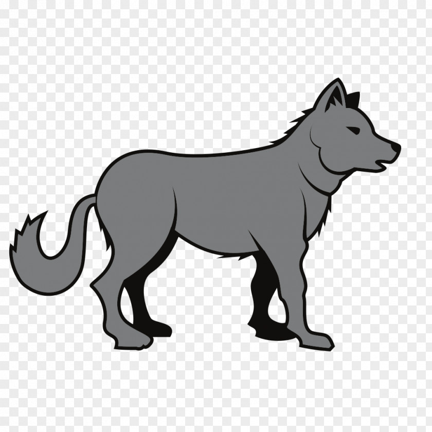 Gray Wolf Clip Art PNG