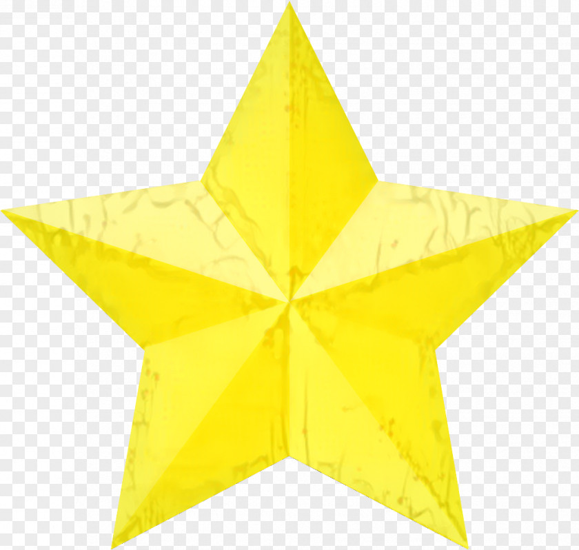 Leaf Yellow Gold Star PNG