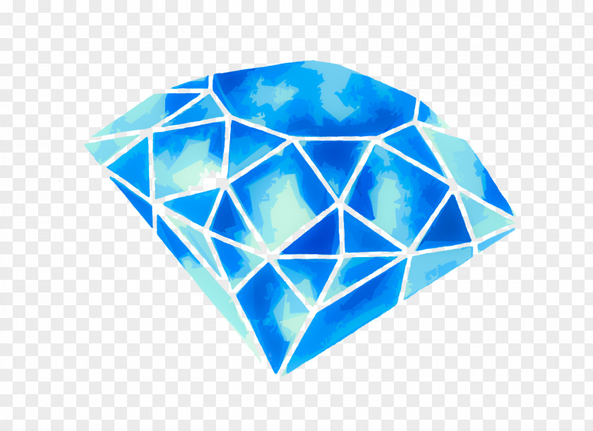 Painting Watercolor Diamond Gemstone Artist PNG