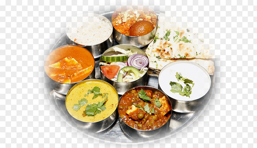 Buffet Catering Menu Gujarati Cuisine Indian Vegetarian Thali Restaurant PNG