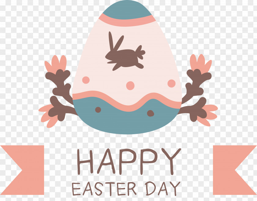 Cartoon Cute Easter Label Download Illustration PNG