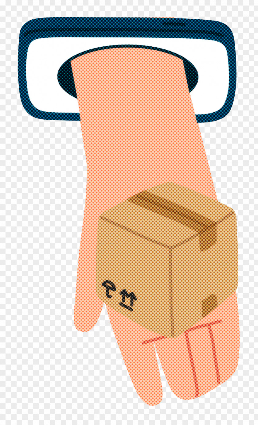 Hand Giving Box PNG