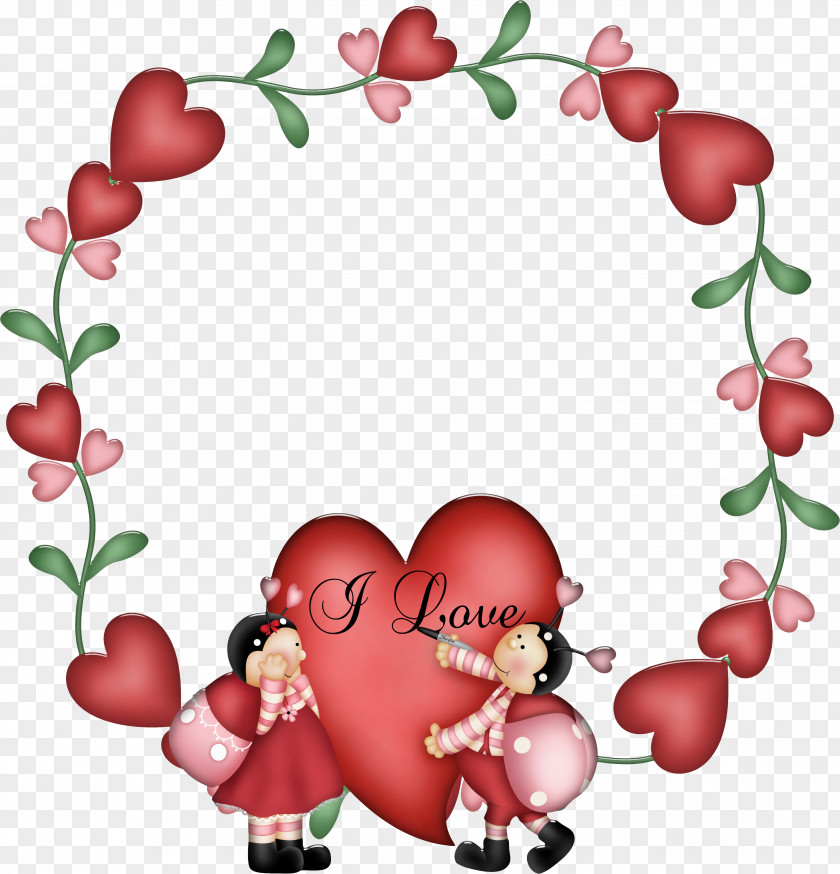 Lovely Text Valentine's Day Love Wedding Picture Frames Clip Art PNG