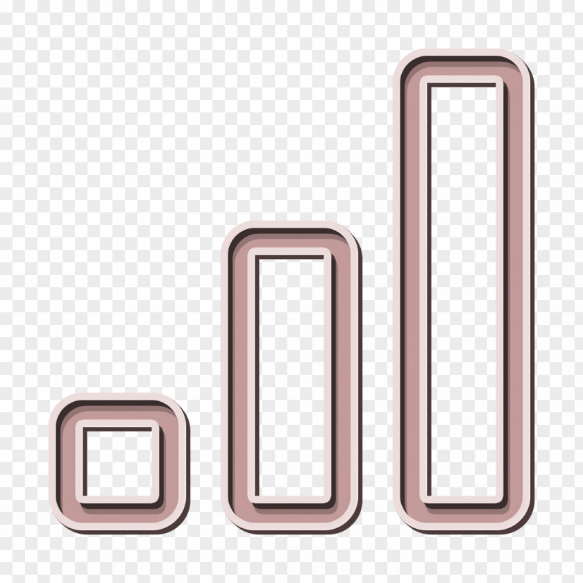 Rectangle Material Property Bar Icon Chart Going Up PNG