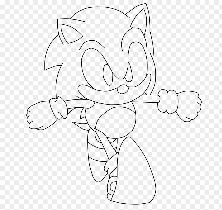 Sonic The Hedgehog Drawing Line Art Tails Sketch PNG