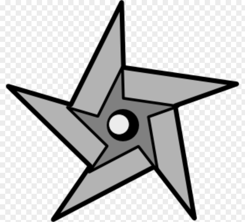 A Picture Of Star Shuriken Ninja Clip Art PNG