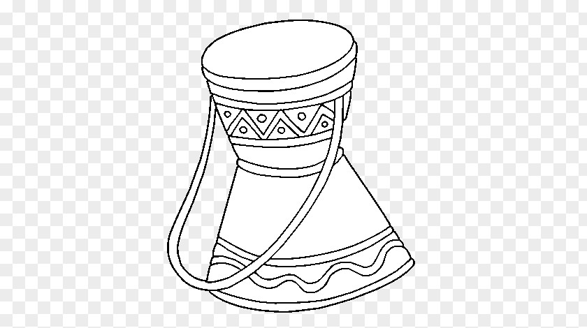 African Drum Colouring Pages Coloring Book Djembe Musical Instruments PNG