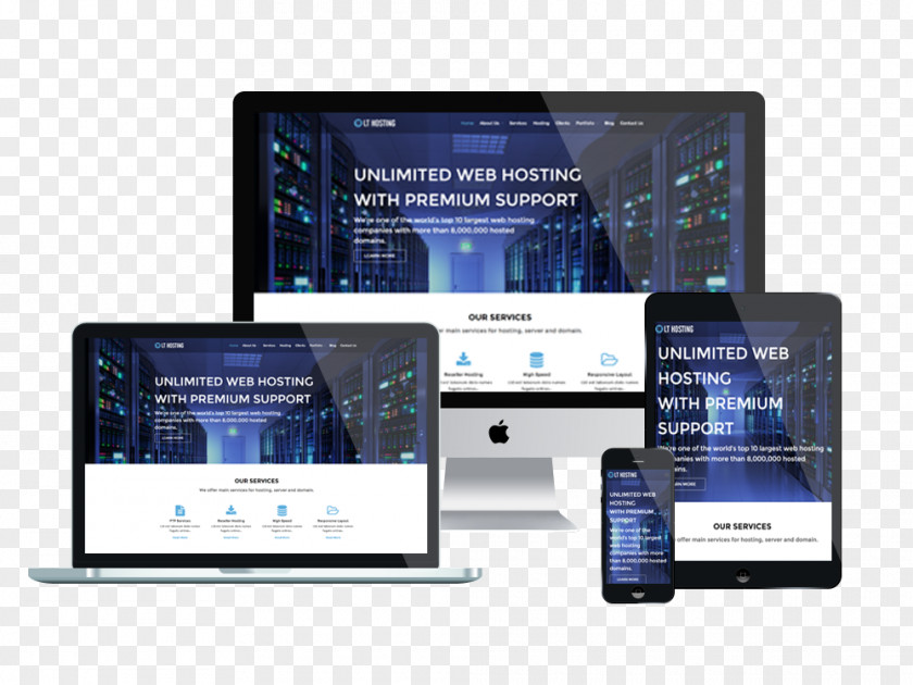 Business Shading Responsive Web Design WordPress Template Blog PNG